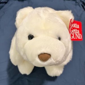 Gund Snuffles bear 10” white